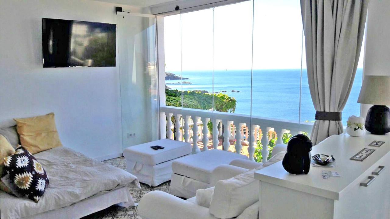 Breathtaking Costabrava Seaview Apartment 5M Beach - Casa Artevida Roses Exterior foto